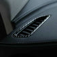 Passend für Mercedes Benz W205 GLC Luftauslass Rahmen Blenden Carbon