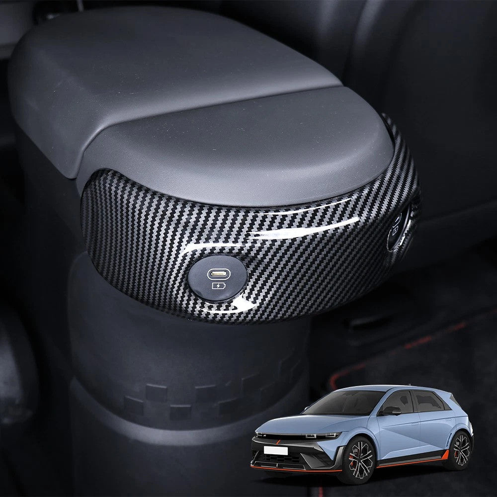 Passend für Hyundai Ioniq 5 N 2Tlg USB/Ladeanschluss Blenden