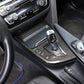 Passend für BMW 3er F30 2013-2015 Mittelkonsole Blenden Abdeckung Carbon