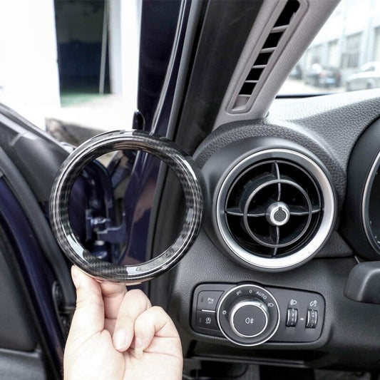 Passend für Alfa Romeo Giulia Lüftung Klima Blenden Abdeckung Rahmen Carbon