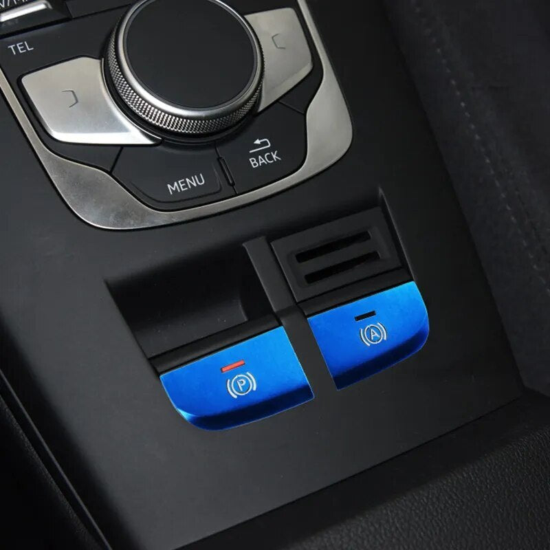 Passend für Audi A3 8V 2013-18 Tasten Schaltung Blende Abdeckung Rahmen Blue