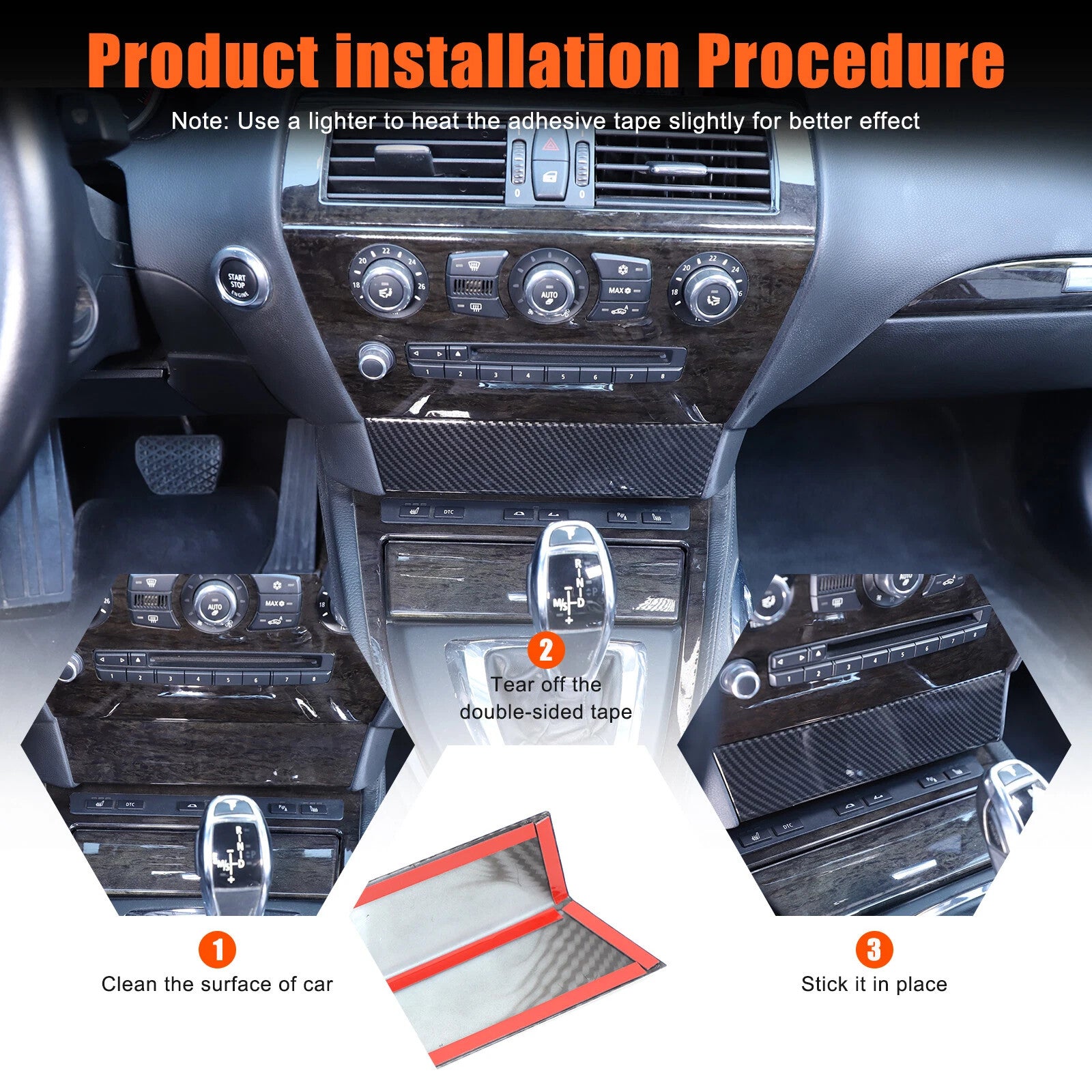 Passend für Bmw 6Er E63 E64 2004-2009 Klimabedienung Blende