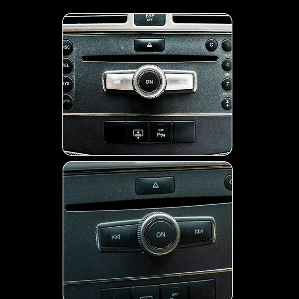 Passend für Mercedes C W204 E212 Radio Blenden Rahmen Zierblende Abdeckung
