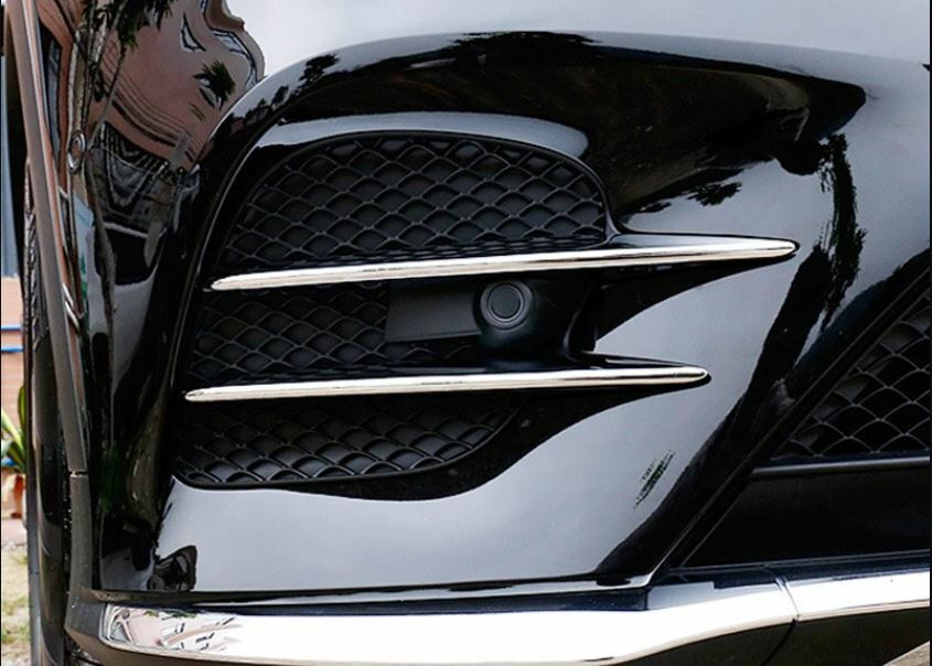 Passend für Mercedes GLC X253 SUV Blenden Kühlergrill Chrom Finnen für Stoßstange
