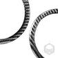 Passend für BMW 6erE63 E64 M6 2004-10 Lautsprecher Ringe Blenden Abdeckung Carbo