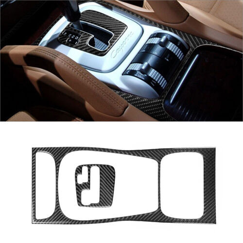 Passend für Porsche Cayenne Sport Mittelkonsole Blenden Abdeckung Carbon