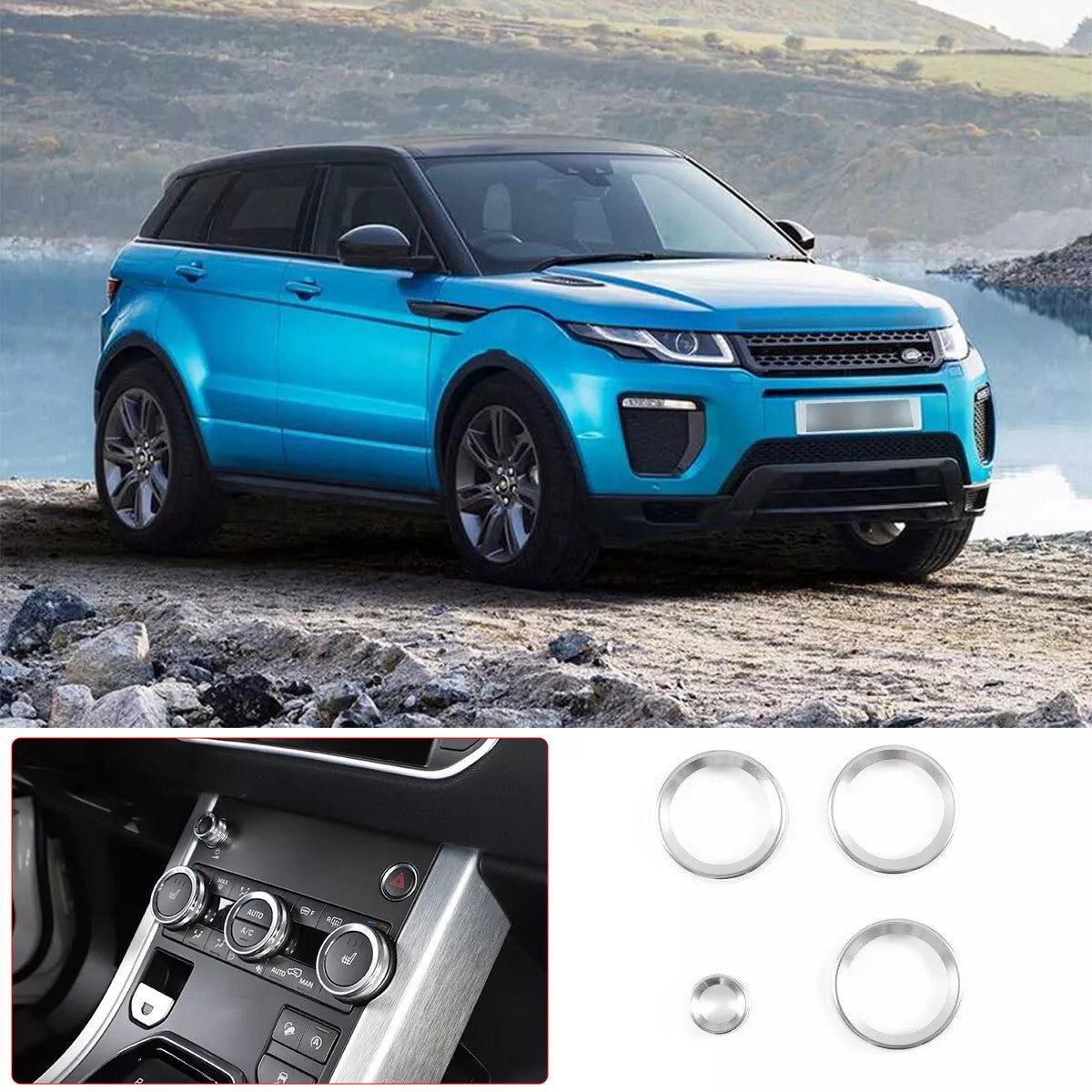 Passend für Land Rover Range Rover Evoque Klima Regler Blenden
