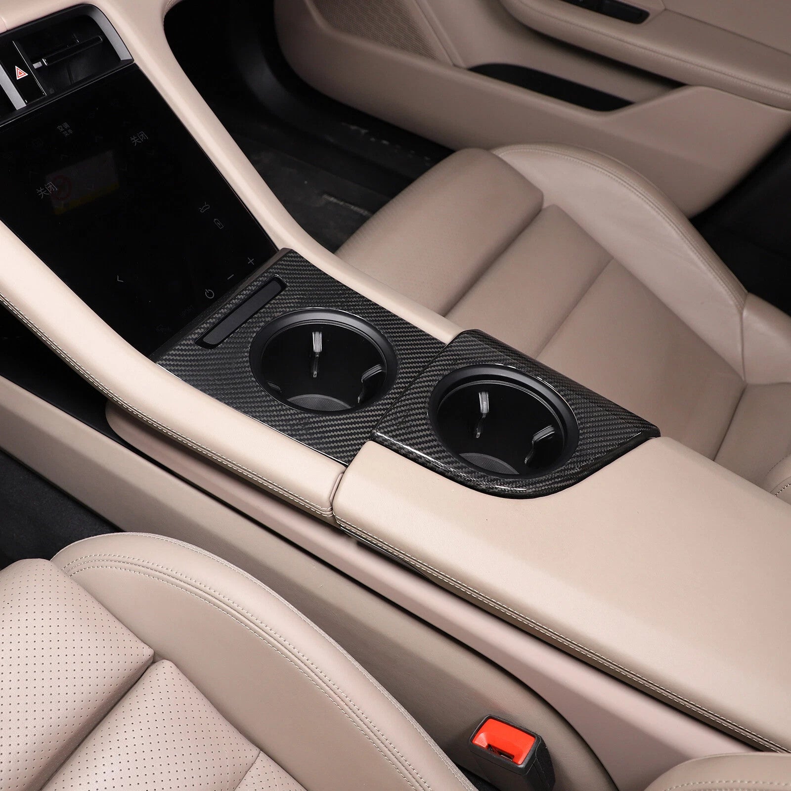 Passend für Porsche Taycan 2019-2024 Getränkehalter Blende