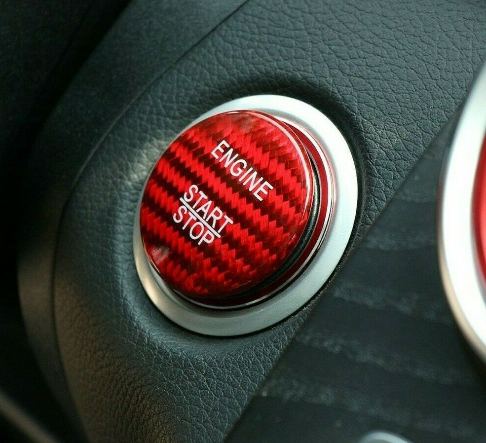 Passend für Mercedes A B C GLC CLA GLA GL Start Stop Knopf Schalter Blende Rot