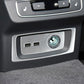 Passend für Audi Q5 2018-21 USB Blende Abdeckung Rahmen Silber