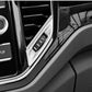 Passend für 4x Passend Für VW T-Roc TDI TSI Rline Edelstahl Lüftungs Rahmen Blende Abdeckung