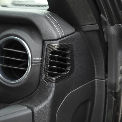 Passend für Jeep Wrangler Lüftung Düsen Blenden Abdeckung Carbon
