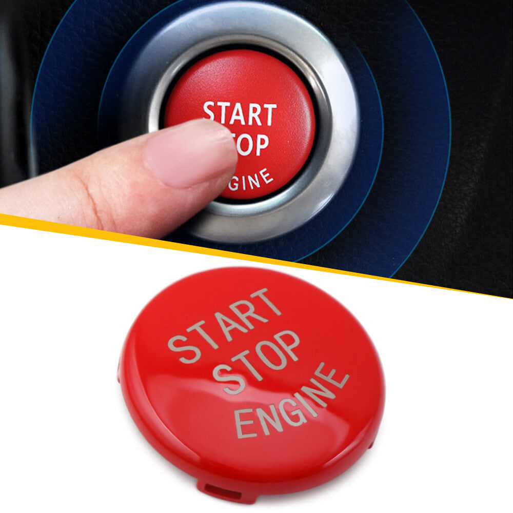 Passend für BMW 3 5 Serie E90 E91 e92 E93 E60 Start Stop Knopf Abdeckung Rot