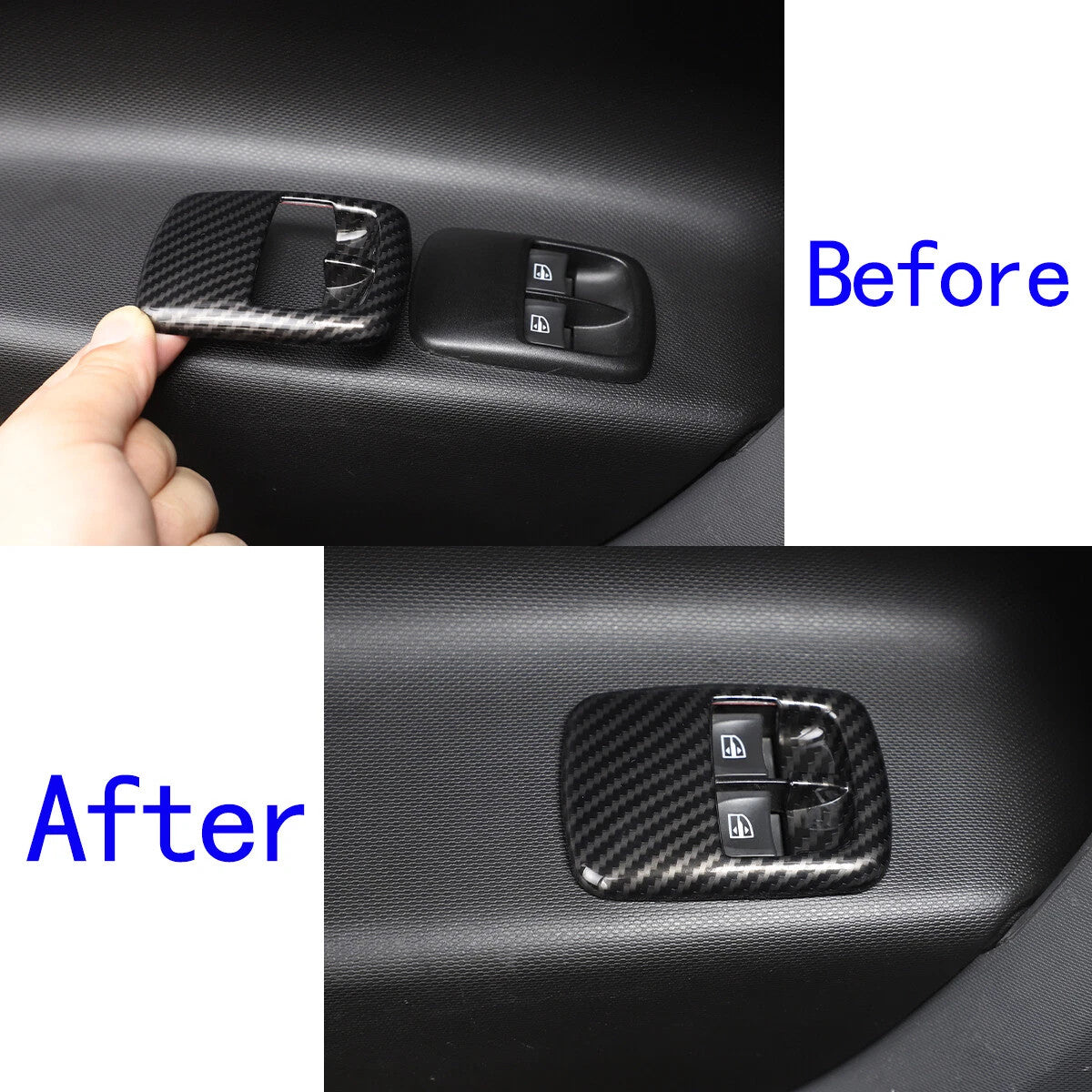 Passend für Smart 453 2015-2021 Fensterheber Blende