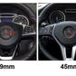 Passend für Lenkrad Abdeckung Blende Passend Für Mercedes Benz 45 mm GLE GLA GLC AMG C Class