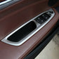 Passend für BMW X5 E70 X6 E71 Fensterheber Rahmen Blende aus Edelstahl