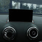 Passend für Audi A3 Navigation Navi Zierrahmen aus Edelstahl Display Rahmen