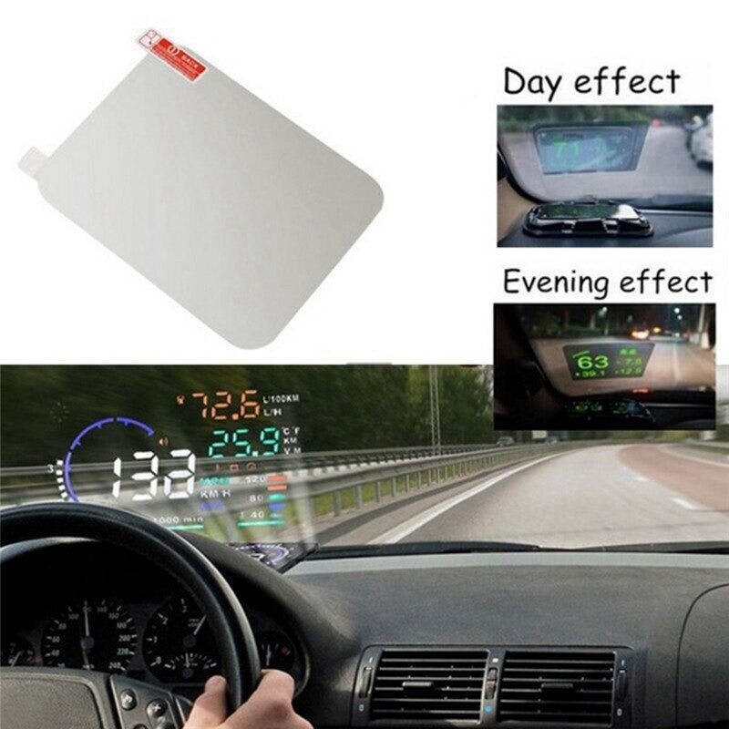 Passend für Head Up Display Sonnenschutz Anti Reflektion Windschutzscheibe Folie Tag Nacht