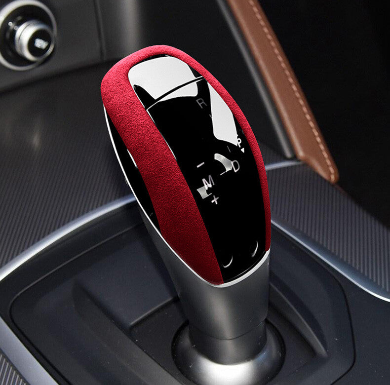 Passend für Alfa Romeo Giulia Stelvio Schalthebel Blenden Abdeckung Rahmen Rot