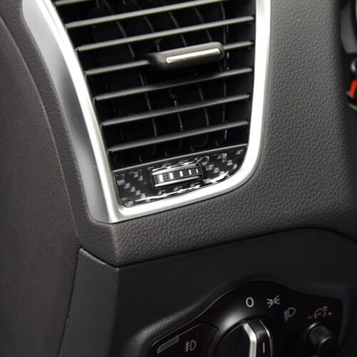 Passend für Audi Q5 09-17 Lüftungs Regler Blenden Abdeckung Carbon