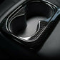 Passend für Honda Civic Carbon Becherhalter Blende Rahmen Schutz Armlehne Cover