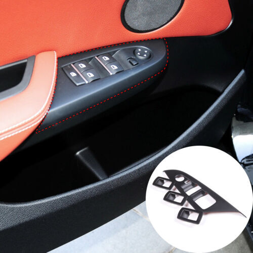 Passend für BMW X3 F25 X4 F26 2011–2017 Fensterheber Blenden Abdeckung Schwarz