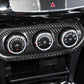 Passend für Mitsubishi Lancer Evo 2014-2018 Mittelkonsole Rahmen Blende Carbon
