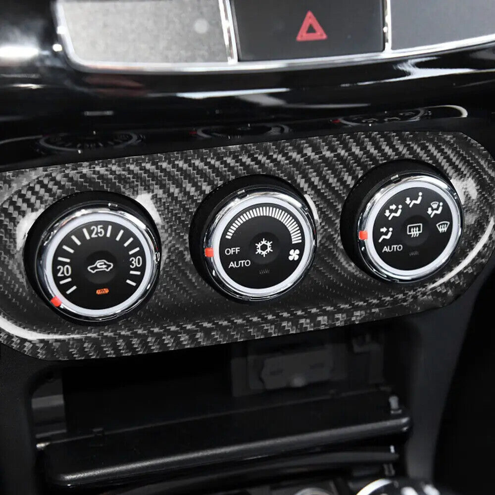 Passend für Mitsubishi Lancer Evo 2014-2018 Mittelkonsole Rahmen Blende Carbon
