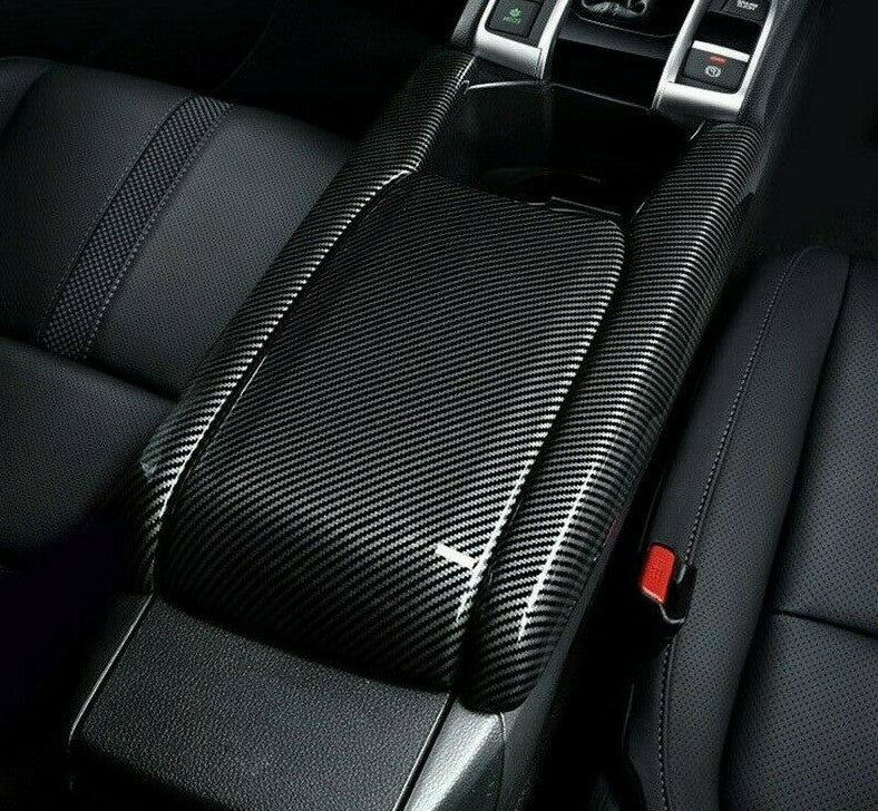 Passend für Honda Civic Carbon Mittelkonsole Aufbewahrungsbox Armlehne Blende