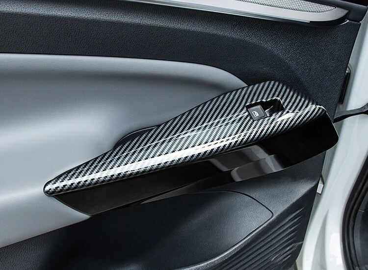 Passend für VW ID3 ID4 Fensterheber Blenden Rahmen Carbon