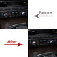 Passend für Audi A6 C7 A7 4G8 2012-18 Klima Regler Blenden Abdeckung Tuning