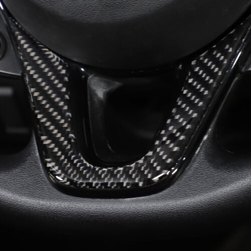Passend für Smart fortwo 453 Lenkrad Blenden Abdeckung Carbon