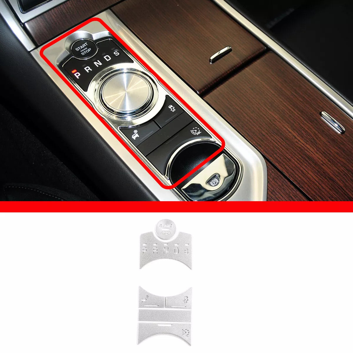 Passend für Jaguar Xf 12-15 Mittelkonsole Tasten Blende