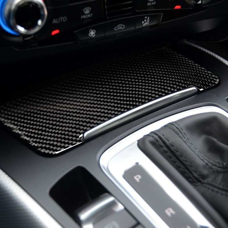 Passend für Audi Q5 A4 A5 Mittelkonsole Blende Abdeckung Rahmen Carbon