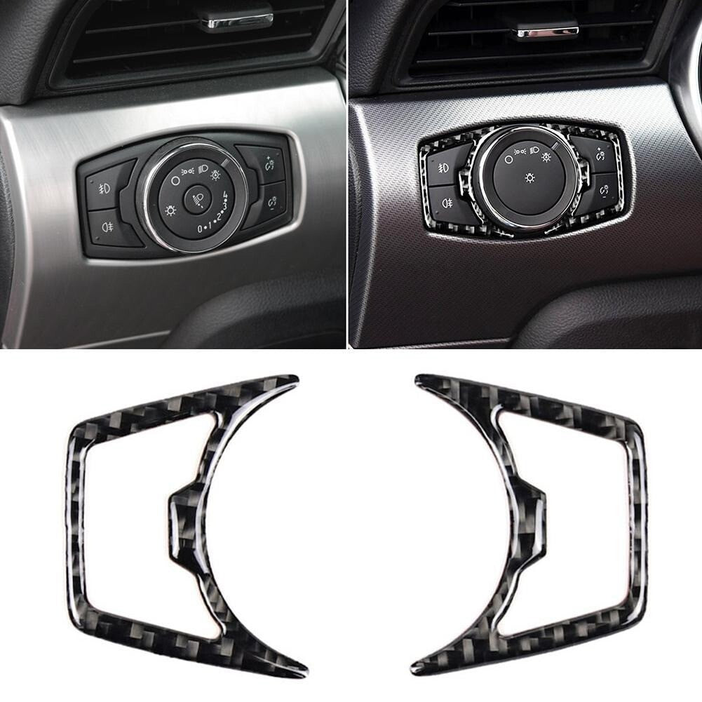 Passend für Ford Mustang ab 2015 Lichtschalter Carbon Blende Rahmen