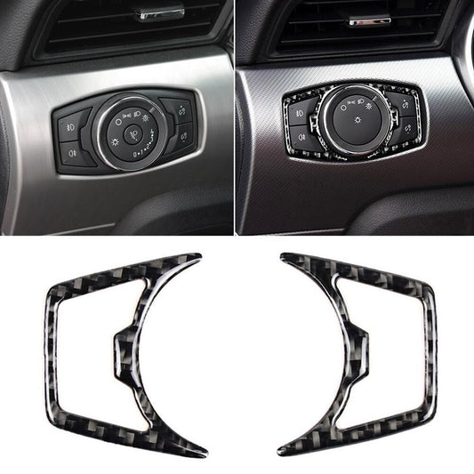 Passend für Ford Mustang ab 2015 Lichtschalter Carbon Blende Rahmen