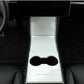 Passend für Tesla Model 3 Mittelkonsole Weiß Abdeckung Cover Rahmen Schutz