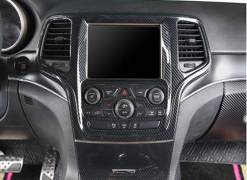 Passend für Jeep Cherokee Display Abdeckung Blenden Rahmen Tuning