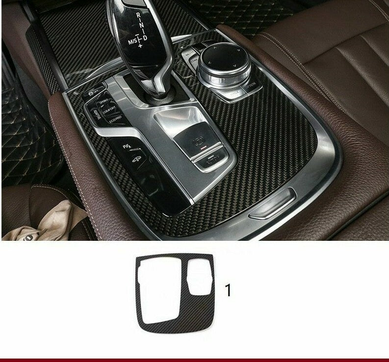 Passend für BMW 7 G11 G12 Schaltung Blende Carbon Schutz Aufwertung Mittelkonsole