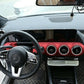 Passend für Mercedes Benz B W247 Rot Blende Klima Mittelkonsole Cockpit Cover