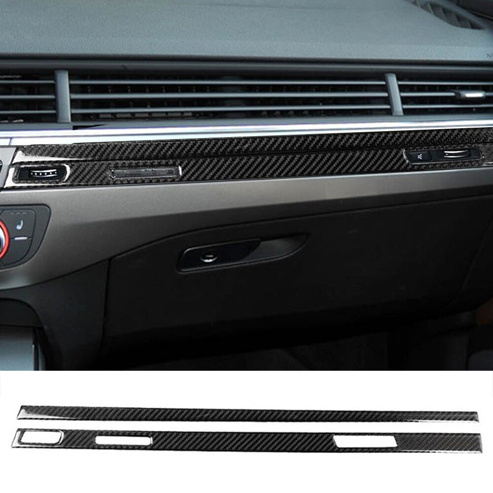 Passend für Audi Q7 Armaturenbrett Blenden Abdeckung Rahmen Carbon