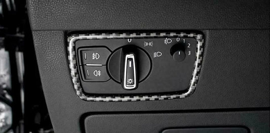 Passend für Lichtschalter Rahmen Blende in Carbon Blende Rahmen Passend Für VW Passat B8