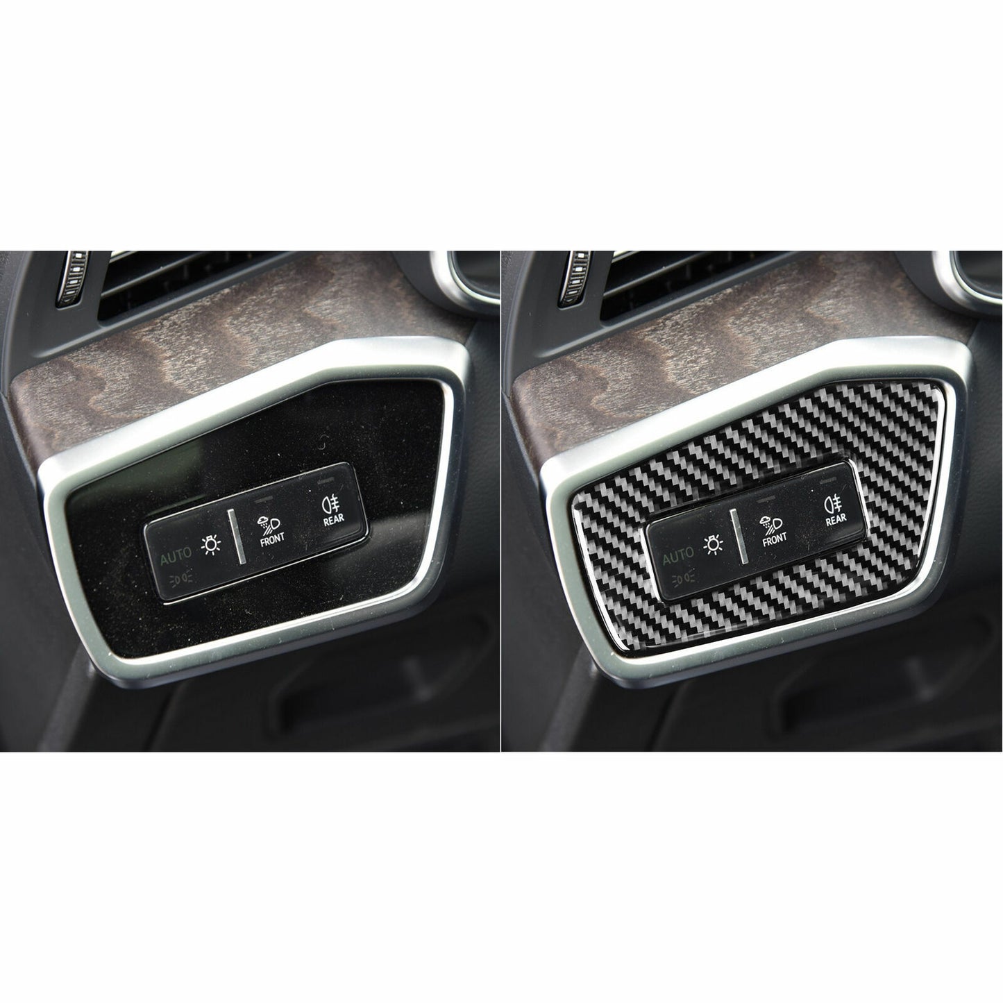 Passend für Audi A6 C8 A7 ab 2019 Lichtschalter Blende Rahmen Zierblende