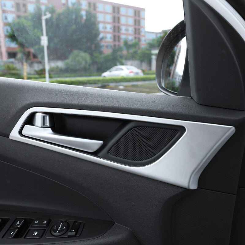 Passend für Hyundai Tucson Türgriff Blenden Rahmen Abdeckung Silber Chrom Edelstahl