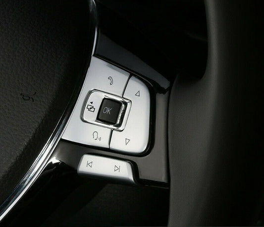 Passend für Lenkradtasten Abdeckung Passend Für VW Tiguan MK2 Golf 7 Passat Tiguan T-Roc