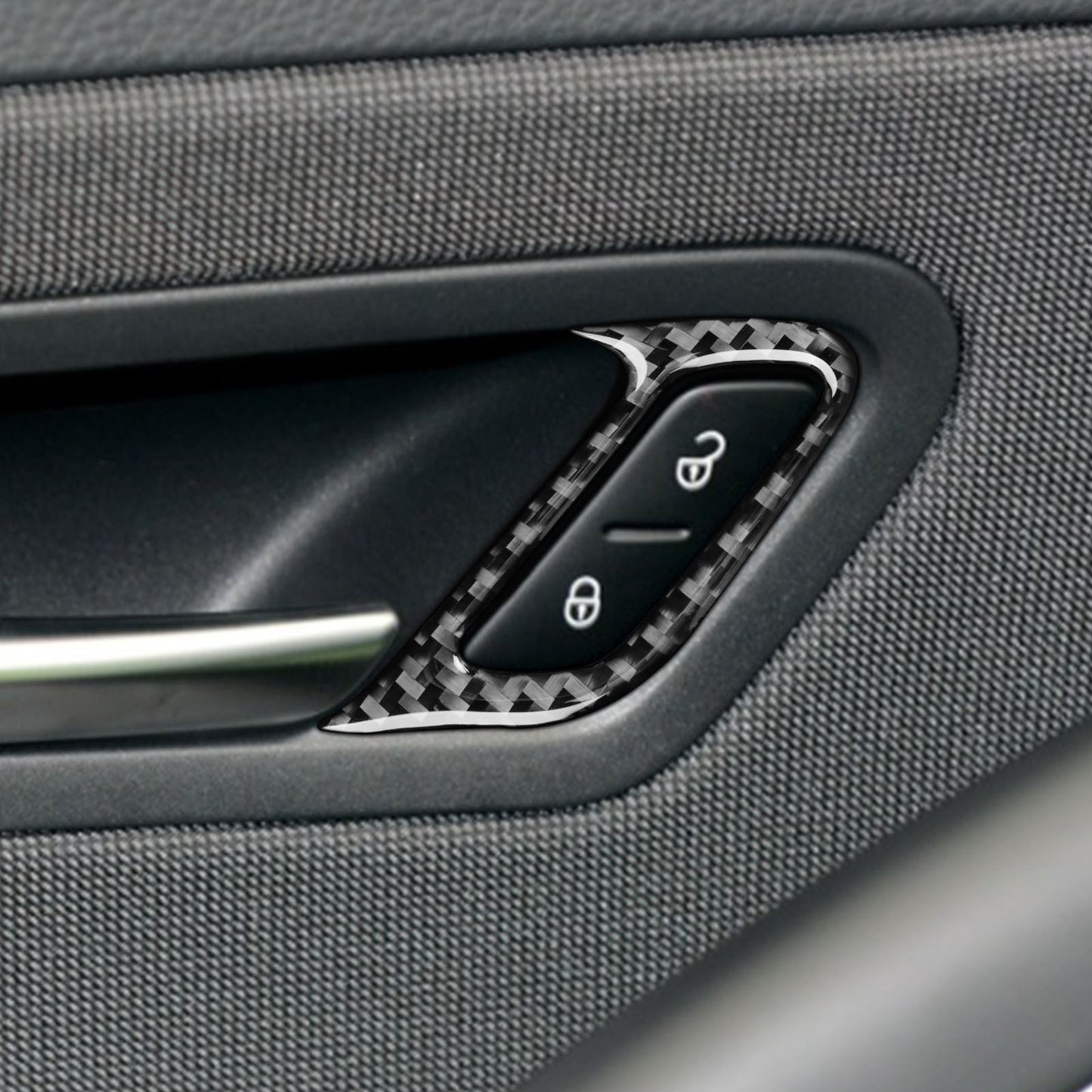 Passend für VW Scirocco Türgriff Blenden Abdeckung Rahmen Carbon