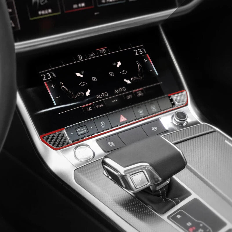 Passend für Audi A6 C8 A7 2013-2017 Mittelkonsole Blende Rahmen