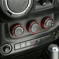 Passend für Jeep Wrangler JK 11+ Klimaregler Blenden Rahmen Zierblenden Abdeckun