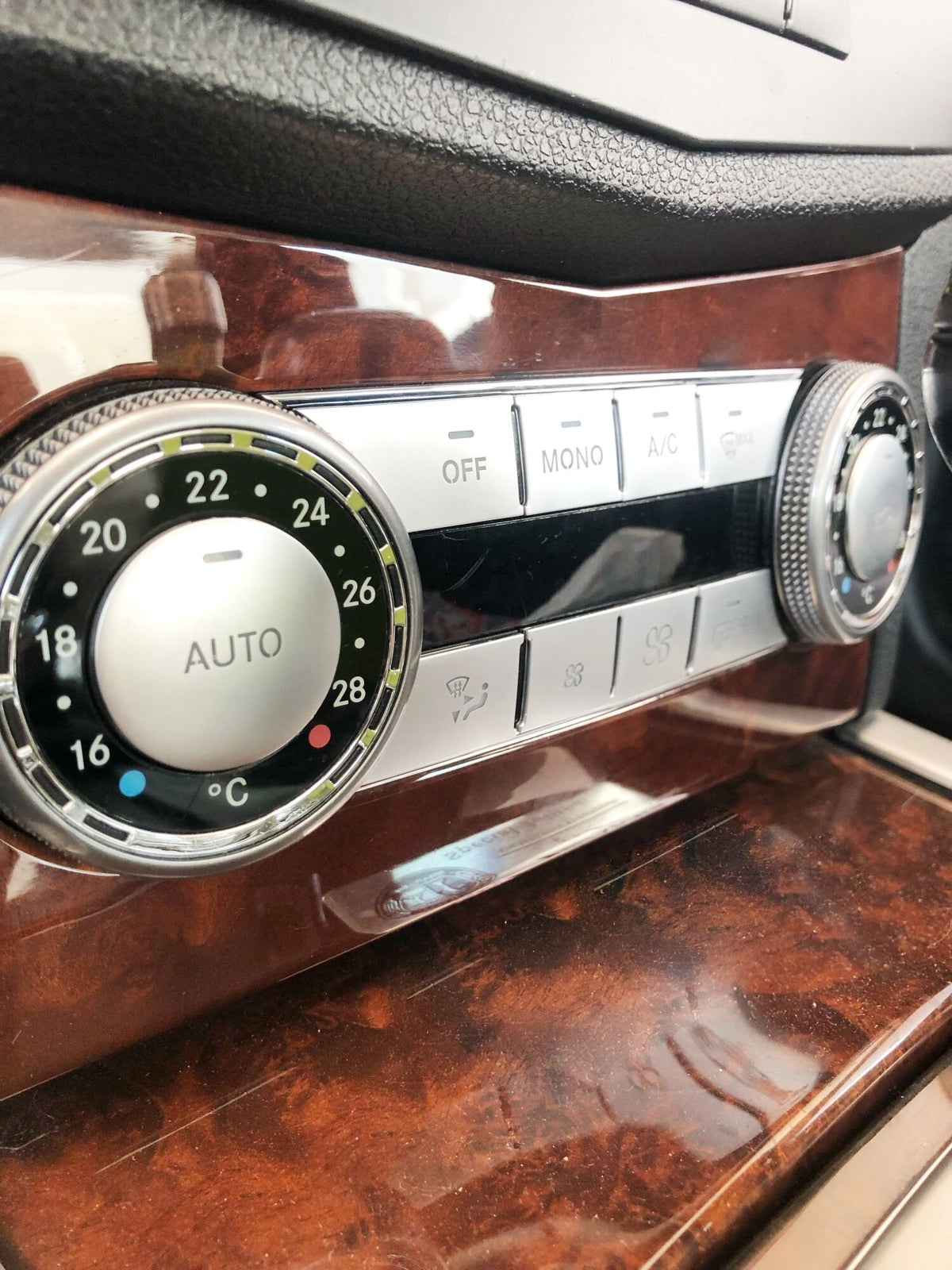 Passend für Mercedes C E GLK Klima Regler Blenden Abdeckung Rahmen