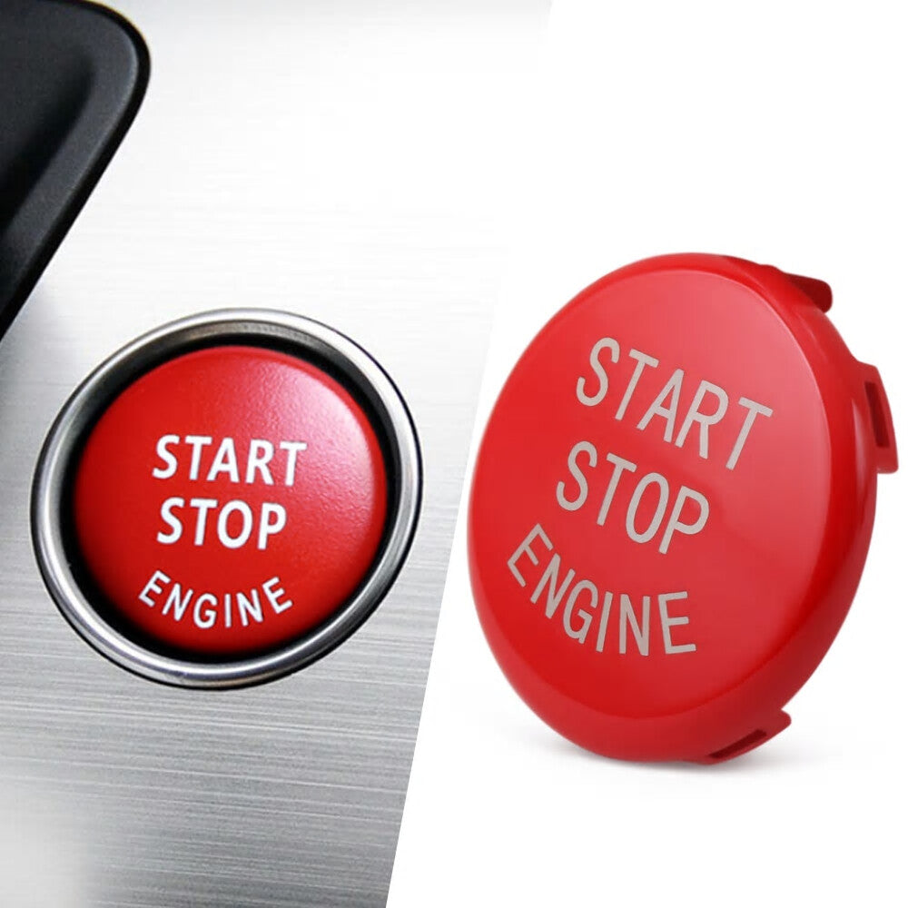 Passend für BMW 3 5 Serie E90 E91 e92 E93 E60 Start Stop Knopf Abdeckung Rot